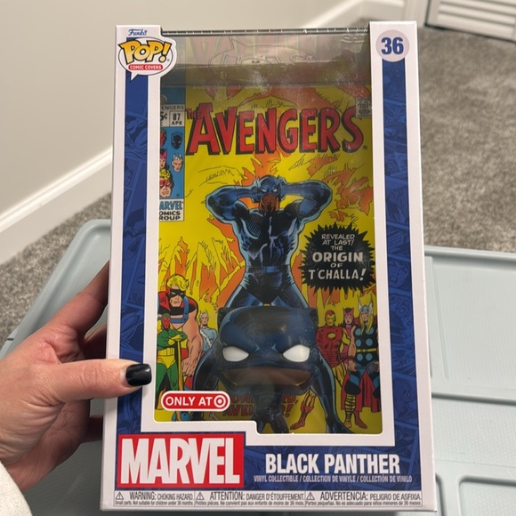 Funko POP! Comic Cover: Marvel - Avengers Black Panther Figure - Picture 4 of 6